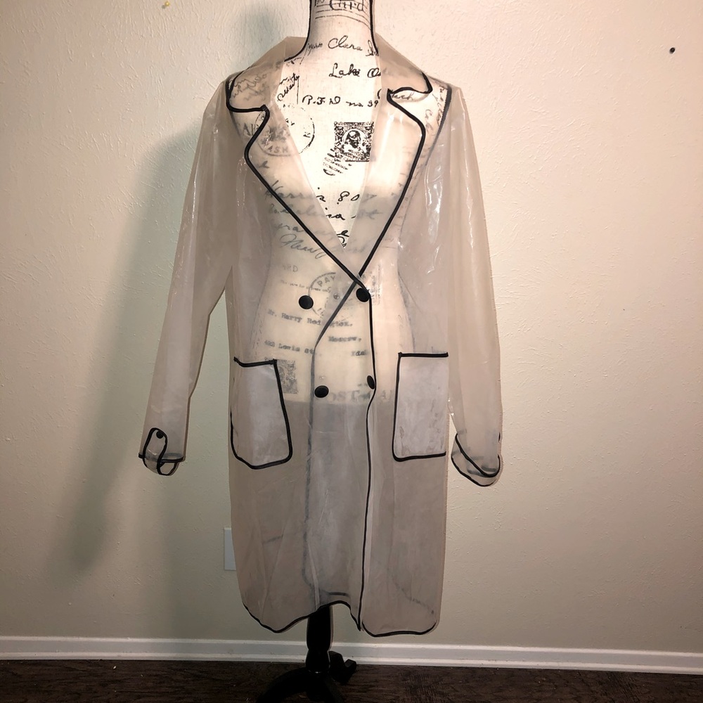Vinyl Transparent Raincoat